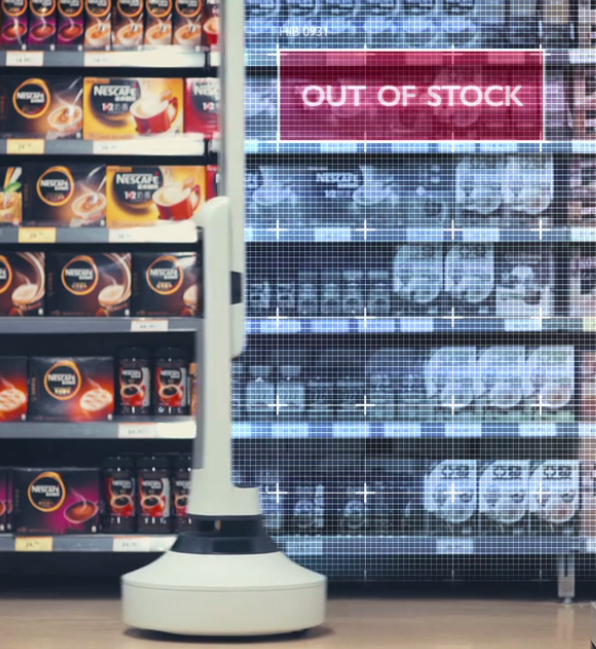 Tally robotic shelf system