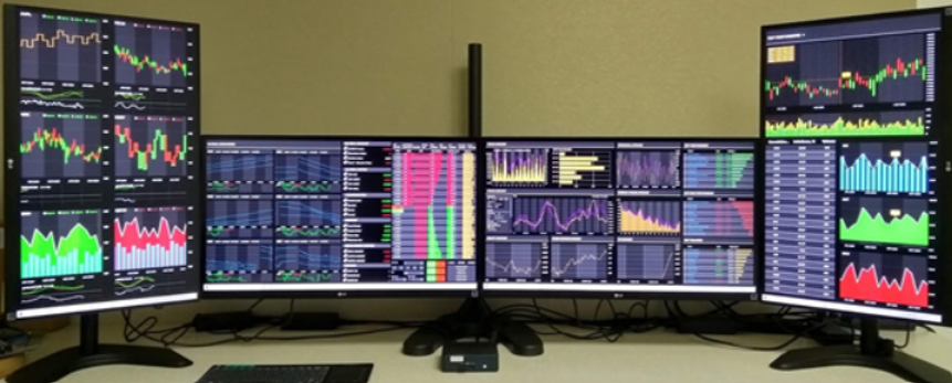 Intel NUC 4-display setup