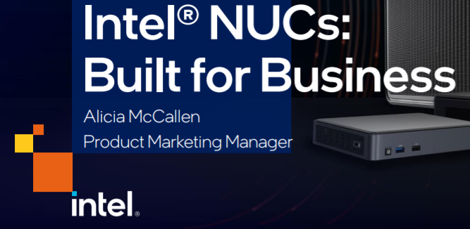 Intel NUC webinar 