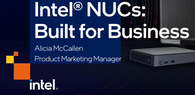 Intel NUC webinar